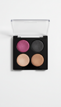 Velvet Eyeshadow Quad Jewel Tones